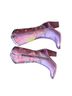 Dolls Kill Print Pink Purple Boots Size 9 - photo 2