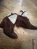 Helmut Lang 100% Suede Brown Ankle Boots Size EU 40 - photo 3