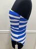Milly Stripes Blue White One Piece Swimsuit Size L - photo 5