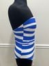 Milly Stripes Blue White One Piece Swimsuit Size L - photo 3