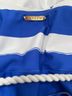 Milly Stripes Blue White One Piece Swimsuit Size L - photo 7