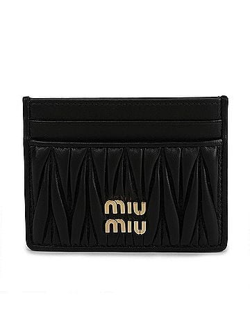Miu Miu Leather Card Wallet (view 1)