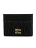 Miu Miu 100% Leather Black Leather Card Wallet One size - photo 3