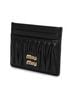 Miu Miu 100% Leather Black Leather Card Wallet One size - photo 4
