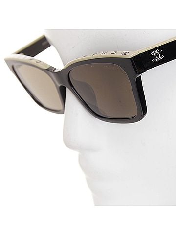 Chanel Chanel CC logo two tone sunglasses (view 2)