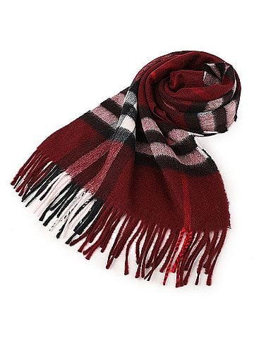 Burberry Check Cashmere Scarf (view 2)