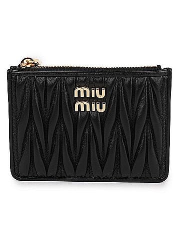 Miu Miu Napa Leather Women's Card Holder (view 1)