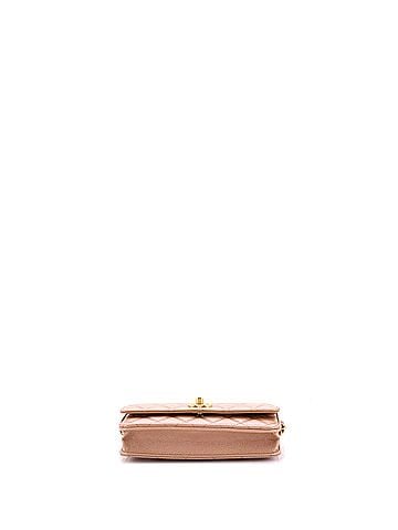 Chanel Fit For You Wallet on Chain Quilted Iridescent Caviar (view 2)