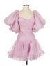 Aje. 100% Polyester 100% Cotton Pink Cocktail Dress Size 6 - photo 1