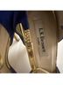 L.K. Bennett Blue Gold Heels Size EU 38 1/2 - photo 3
