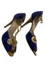 L.K. Bennett Blue Gold Heels Size EU 38 1/2 - photo 2