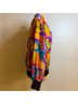 Spenser Jeremy 100% Silk Print Multi Color Jacket Size M - photo 5