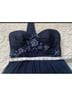 Cache 100% Polyester 100% Linen Solid Black Cocktail Dress Size 2 - photo 5
