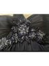 Cache 100% Polyester 100% Linen Solid Black Cocktail Dress Size 2 - photo 4