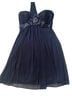 Cache 100% Polyester 100% Linen Solid Black Cocktail Dress Size 2 - photo 1