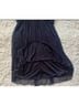 Cache 100% Polyester 100% Linen Solid Black Cocktail Dress Size 2 - photo 7