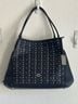 Coach 100% Leather Floral Blue Silver Shoulder Bag One size - photo 13