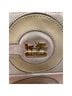 Coach 100% Leather Print Gold Brown Ivory Shoulder Bag One size - photo 3