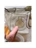 Coach 100% Leather Print Gold Brown Ivory Shoulder Bag One size - photo 5