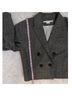 Veronica Beard Houndstooth Gray Green Blazer Size 6 - photo 10