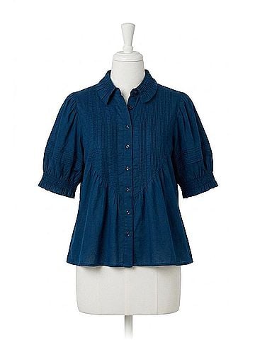Trovata Jess Blouse in Laguna Navy (view 1)