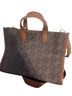 Michael Kors Print Brown Leather Tote One size - photo 2