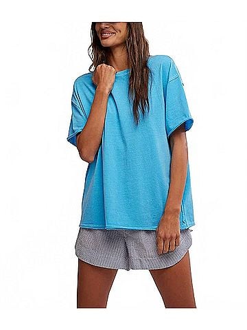 Free People Nina Tee in Maliblue (view 2)