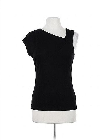 Sanctuary Asymmetric Twist Top in Black (view 1)