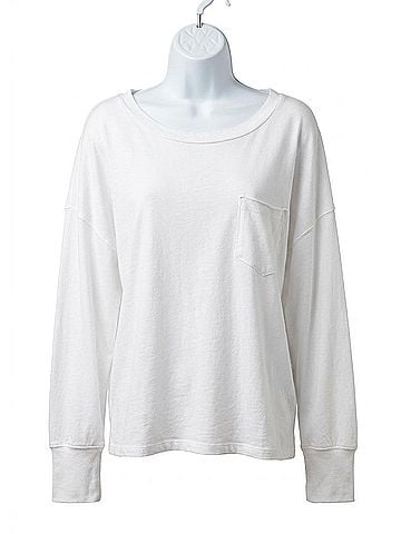 Free People Fade Into You Tee in Ivory (view 1)