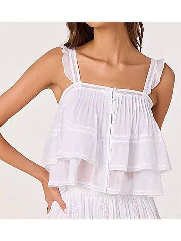 Astr Delia Top in White (view 2)