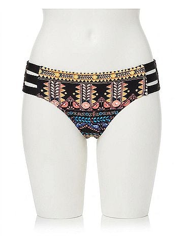 Seafolly Strappy Hipster Bikini Bottom in Sea Spice Temple (view 1)