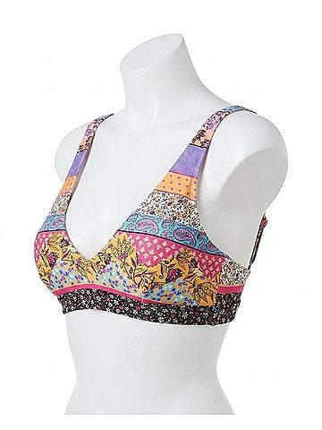 Seafolly Tie Back Bralette Bikini Top in Sea Caribbean Kool (view 1)