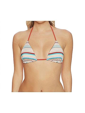 Reef Triangle Halter Bikini Top in Festival Tribe (view 2)