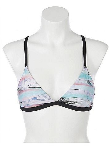 Reef Triangle Bikini Top in Mod Wave (view 1)