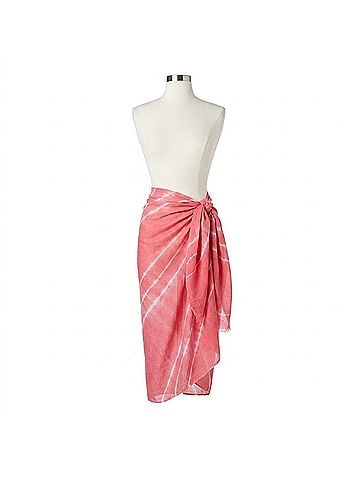 Hat Attack Tie Dye Sarong in Pink (view 1)