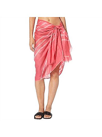 Hat Attack Tie Dye Sarong in Pink (view 2)