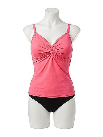 Miraclesuit D-Cup Roswell Underwire Tankini Top in Mango (view 1)