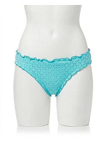 Seafolly Havana Ruffle Hipster Bikini Bottom in Ice (view 1)