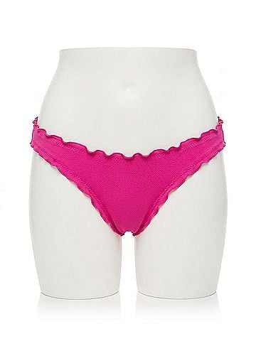 Seafolly Shimmer Hipster Bikini Bottom in Tahiti Pink (view 1)