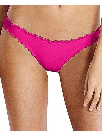 Seafolly Shimmer Hipster Bikini Bottom in Tahiti Pink (view 2)