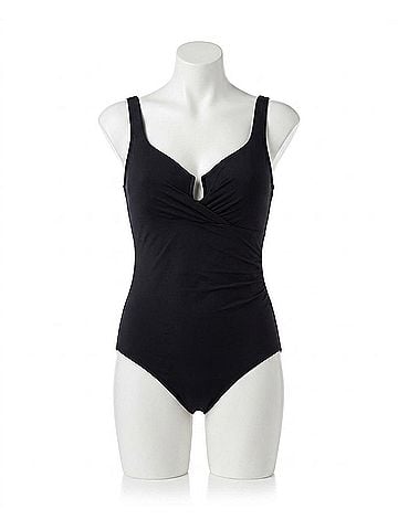 Miraclesuit Escape One Piece Swimsuit - Plus in Black (view 1)