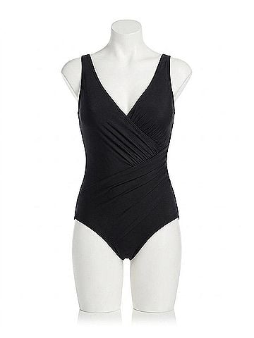 Miraclesuit Oceanus One Piece Swimsuit - Plus in Black (view 1)