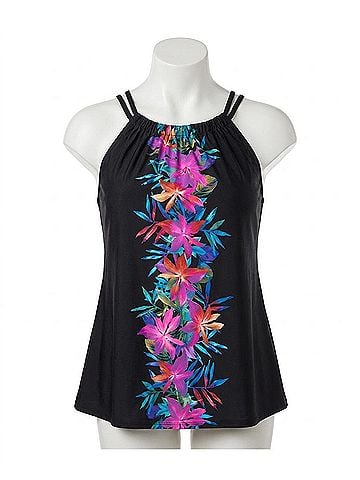 Miraclesuit Genesis Shoreline Tankini Top in Multicolor (view 1)