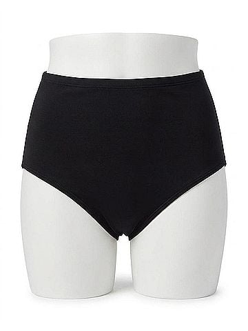 Miraclesuit Basic Pant Swim Bottom Bikini in Black (view 1)