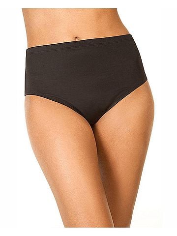 Miraclesuit Basic Pant Swim Bottom Bikini in Black (view 2)