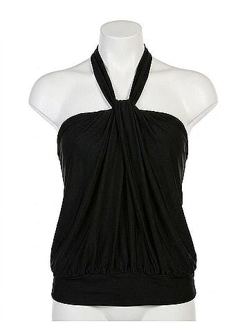 Miraclesuit Mojito Underwire Tankini Top Bikini - Plus Size in Black (view 1)