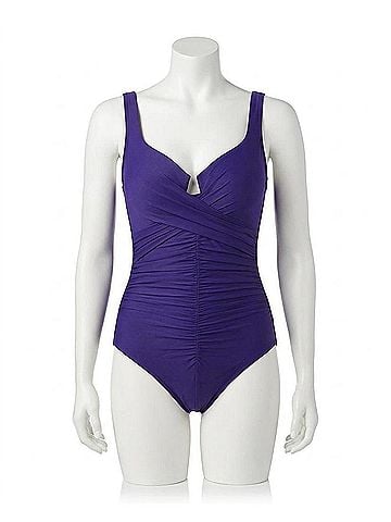 Miraclesuit Sangria Underwire One Piece in Eggplant (view 1)
