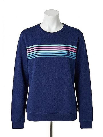 Saucony Women's Rested Crew Top in Sodalite (view 1)
