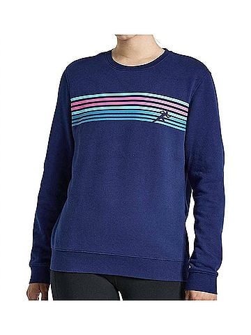 Saucony Women's Rested Crew Top in Sodalite (view 2)