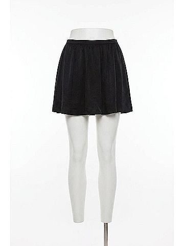 Bella Dahl Soft Bubble Mini Skirt in Black (view 1)